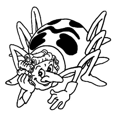 Online coloring book: Coloring book beautiful Tekla